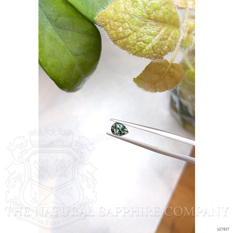 1.02 Ct. Bluish Green Sapphire from Ceylon (Sri Lanka)