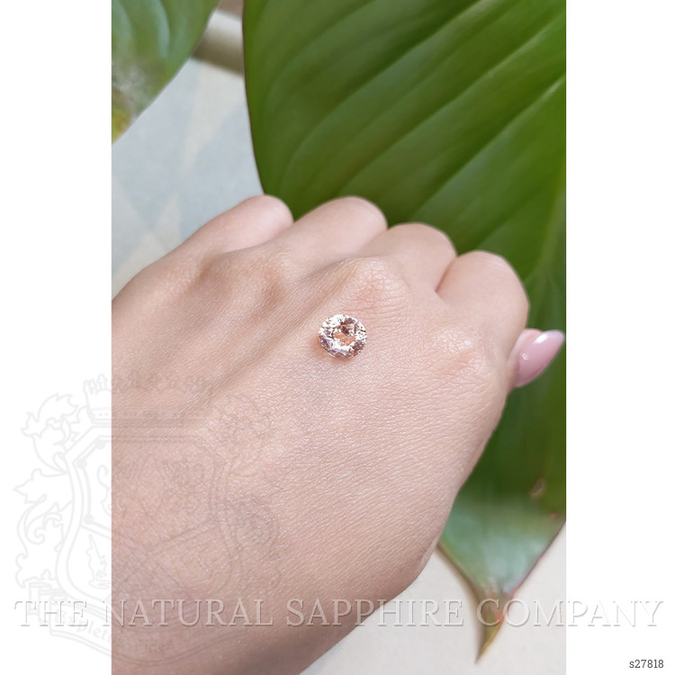 1.74 Ct. Peach Sapphire from Ceylon (Sri Lanka)