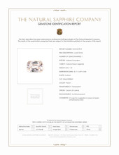 1.81 Ct. Peach Sapphire from Ceylon (Sri Lanka) Scan Report