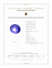 25.17 Ct. Sapphire from Ceylon (Sri Lanka) Scan Report
