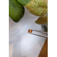 1.16 Ct. Reddish Orange Sapphire from Ceylon (Sri Lanka) Life Style