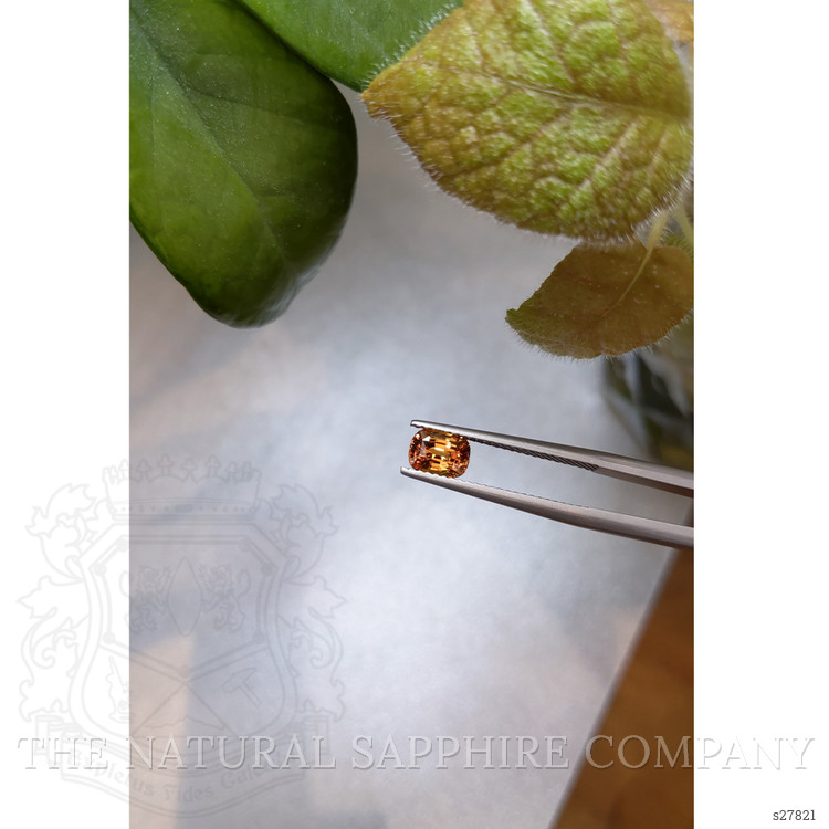 1.16 Ct. Reddish Orange Sapphire from Ceylon (Sri Lanka)