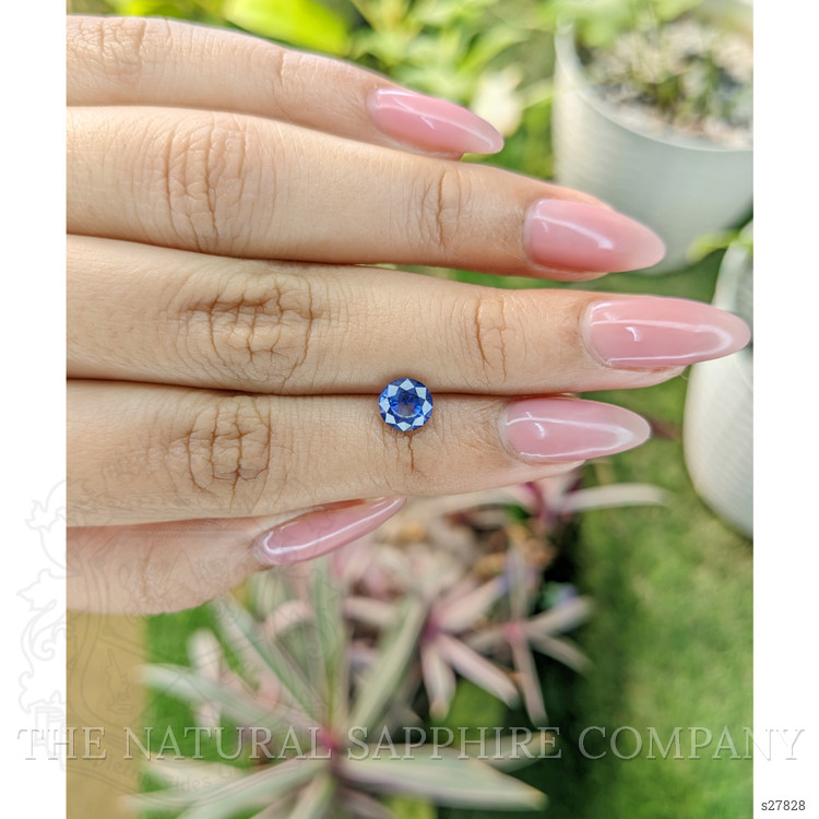 1.23 Ct. Blue Sapphire from Ceylon (Sri Lanka)