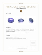 54.51 Ct. Blue Star Sapphire from Ceylon (Sri Lanka) Appraisal