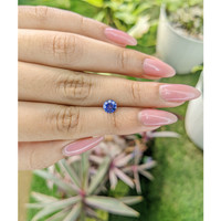 0.79 Ct. Blue Sapphire from Ceylon (Sri Lanka) Life Style