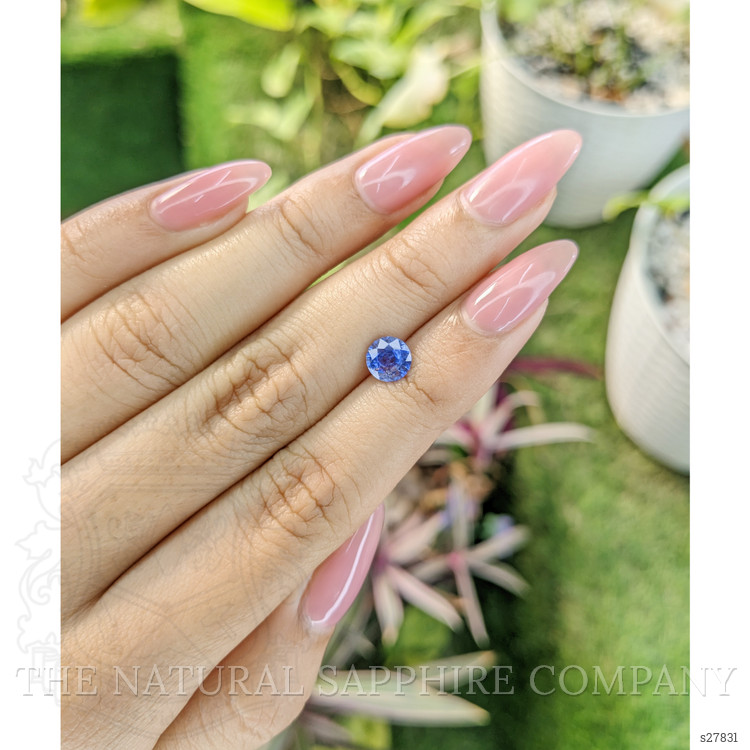 1.03 Ct. Blue Sapphire from Ceylon (Sri Lanka)