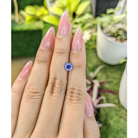 1.03 Ct. Blue Sapphire from Ceylon (Sri Lanka) Life Style