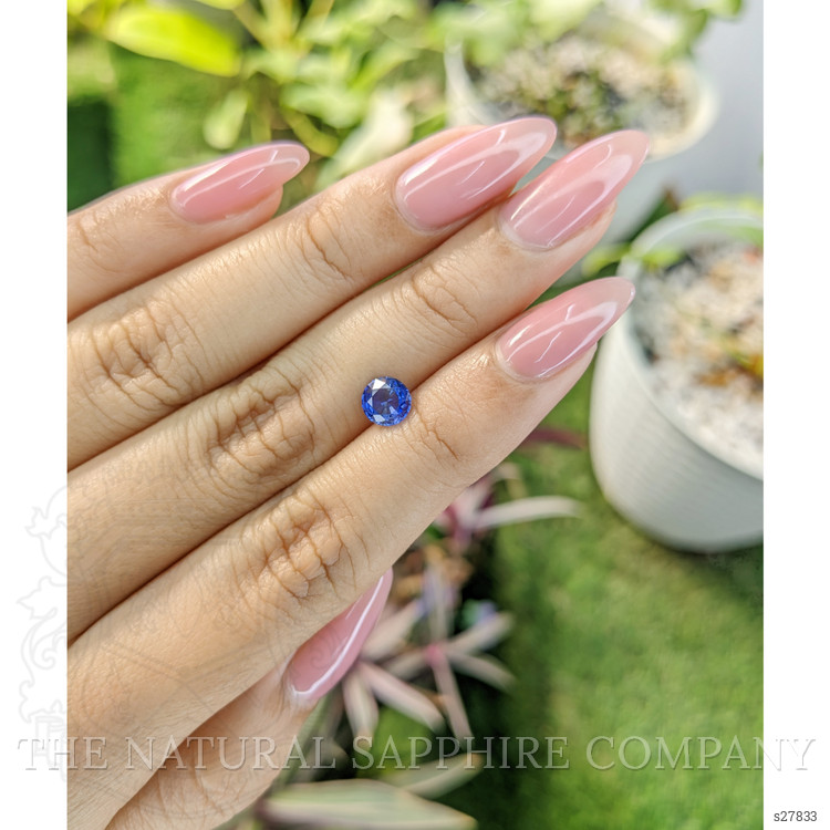 0.94 Ct. Blue Sapphire from Ceylon (Sri Lanka)