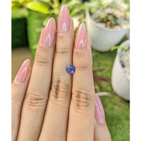 0.94 Ct. Blue Sapphire from Ceylon (Sri Lanka) Life Style