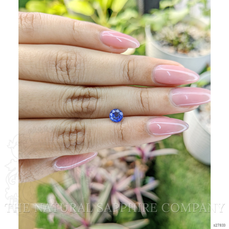 0.94 Ct. Blue Sapphire from Ceylon (Sri Lanka)