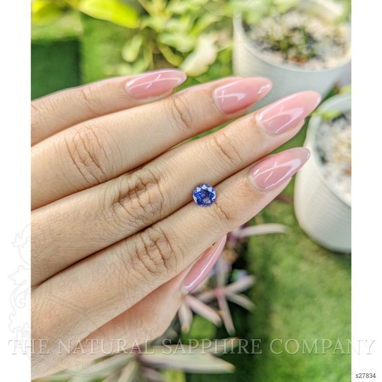 0.96 Ct. Blue Sapphire from Ceylon (Sri Lanka)