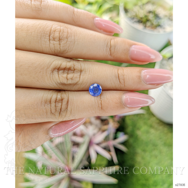 0.99 Ct. Blue Sapphire from Ceylon (Sri Lanka)