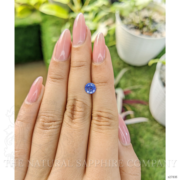 0.99 Ct. Blue Sapphire from Ceylon (Sri Lanka)
