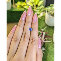 1.09 Ct. Blue Sapphire from Ceylon (Sri Lanka) Life Style