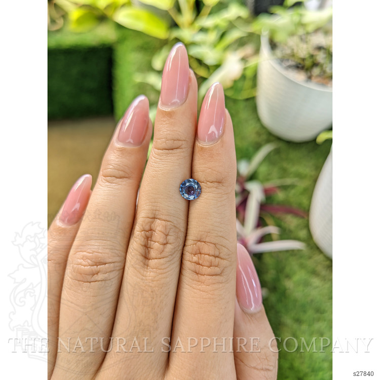 0.93 Ct. Blue Sapphire from Ceylon (Sri Lanka)