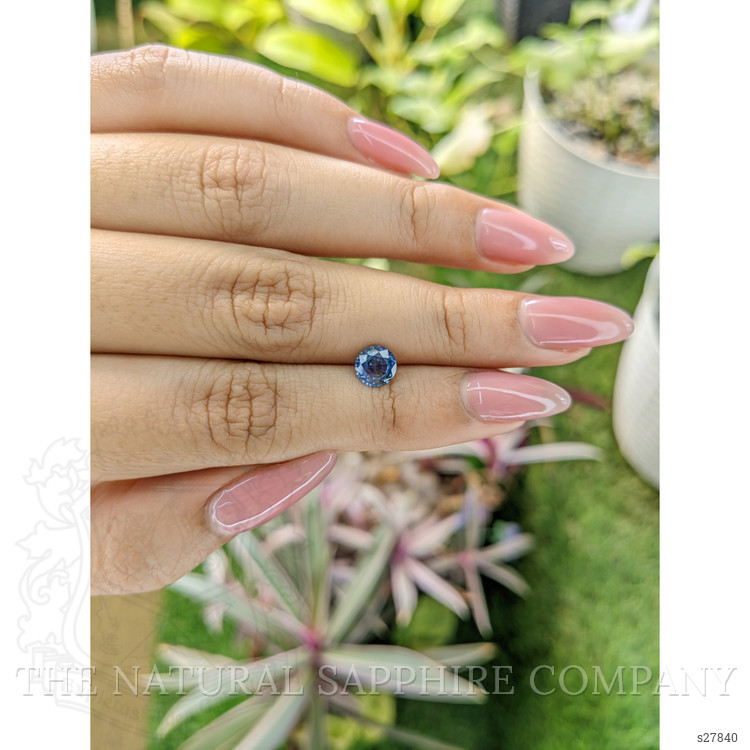 0.93 Ct. Blue Sapphire from Ceylon (Sri Lanka)