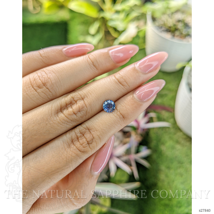 0.93 Ct. Blue Sapphire from Ceylon (Sri Lanka)