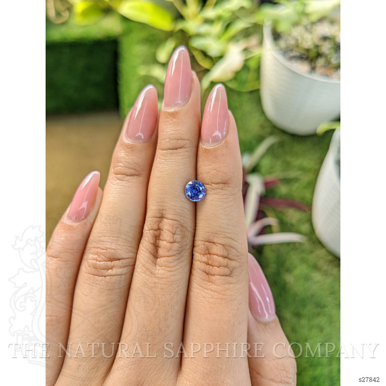 1.03 Ct. Blue Sapphire from Ceylon (Sri Lanka)