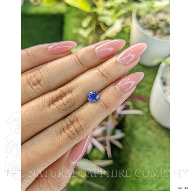 1.03 Ct. Blue Sapphire from Ceylon (Sri Lanka)