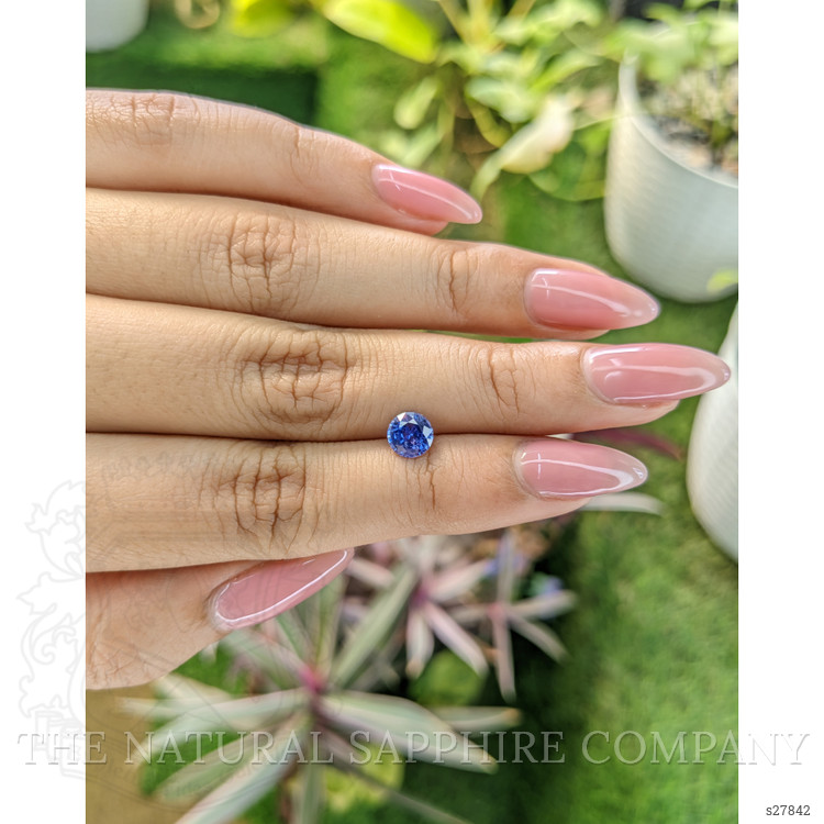 1.03 Ct. Blue Sapphire from Ceylon (Sri Lanka)