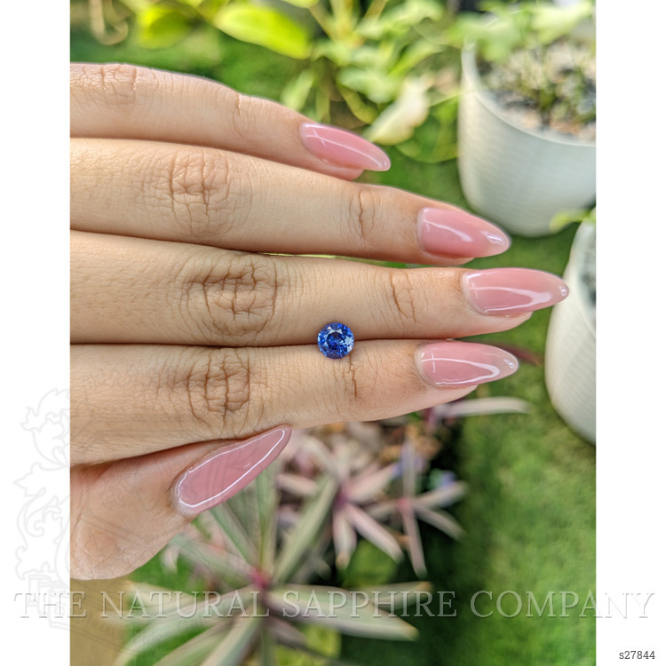 0.92 Ct. Blue Sapphire from Ceylon (Sri Lanka)