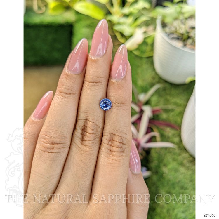 1.28 Ct. Blue Sapphire from Ceylon (Sri Lanka)
