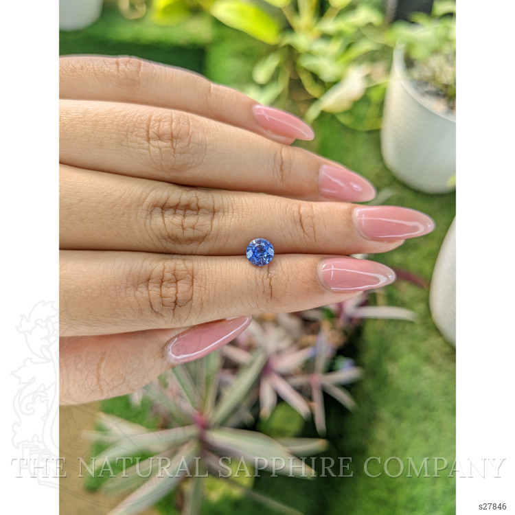 1.28 Ct. Blue Sapphire from Ceylon (Sri Lanka)
