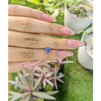 0.94 Ct. Blue Sapphire from Ceylon (Sri Lanka) Life Style