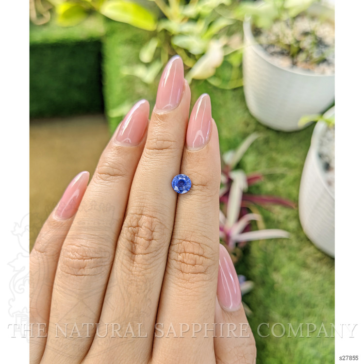0.94 Ct. Blue Sapphire from Ceylon (Sri Lanka)