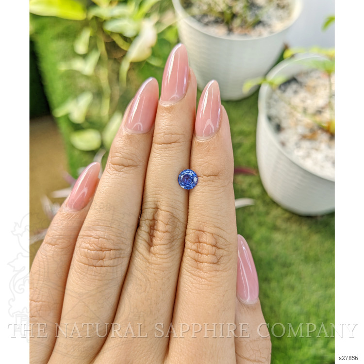 0.80 Ct. Blue Sapphire from Ceylon (Sri Lanka)