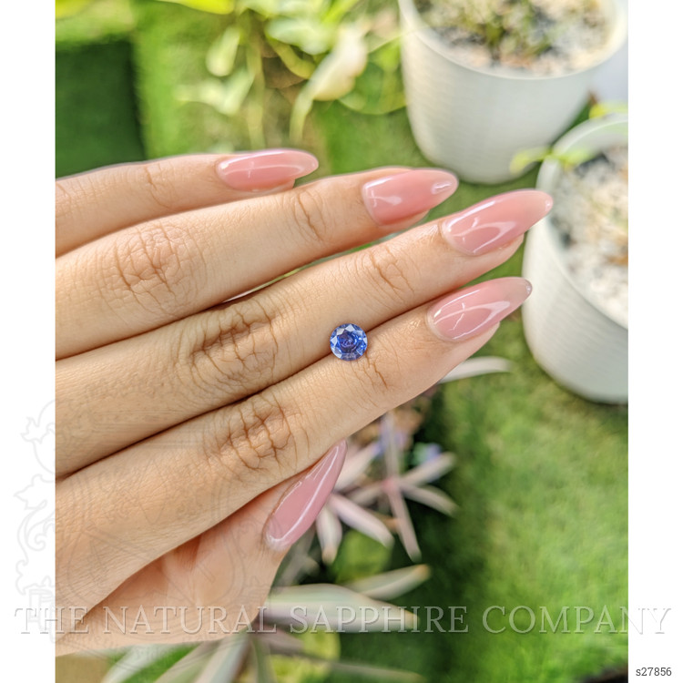 0.80 Ct. Blue Sapphire from Ceylon (Sri Lanka)