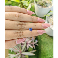 0.80 Ct. Blue Sapphire from Ceylon (Sri Lanka) Life Style