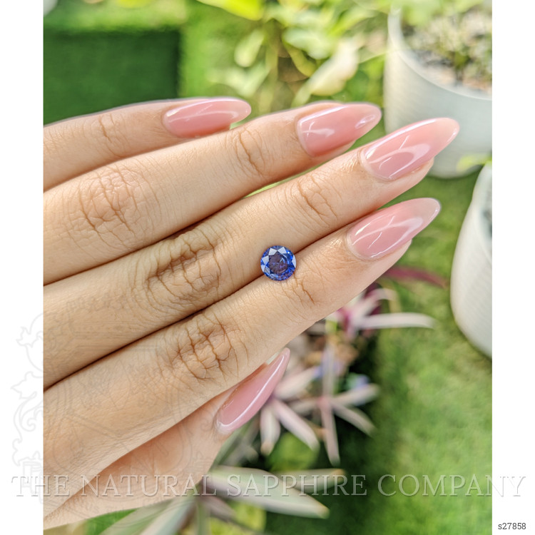 1.05 Ct. Blue Sapphire from Ceylon (Sri Lanka)