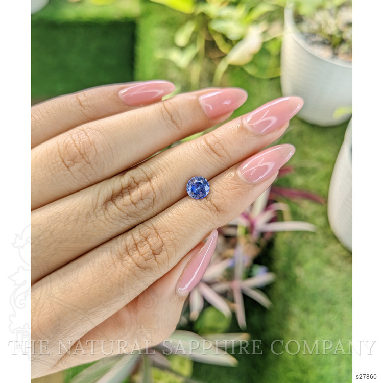 1.14 Ct. Blue Sapphire from Ceylon (Sri Lanka)