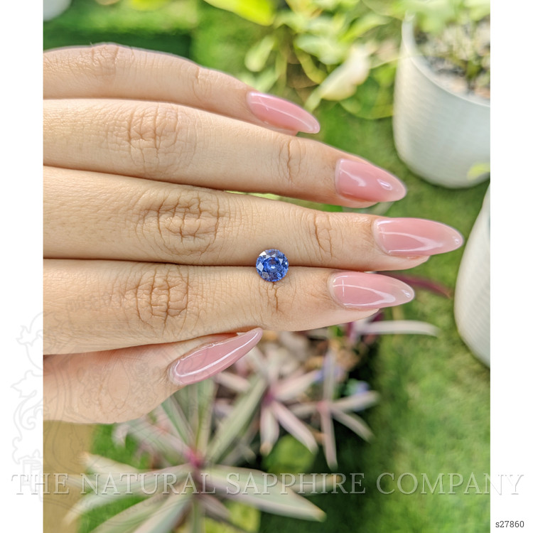1.14 Ct. Blue Sapphire from Ceylon (Sri Lanka)