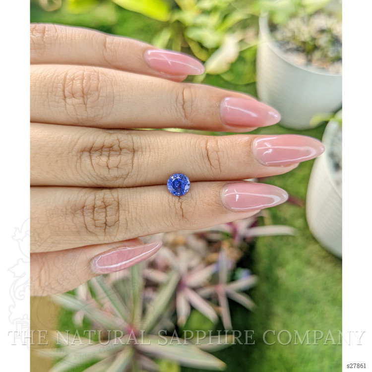 1.04 Ct. Blue Sapphire from Ceylon (Sri Lanka)