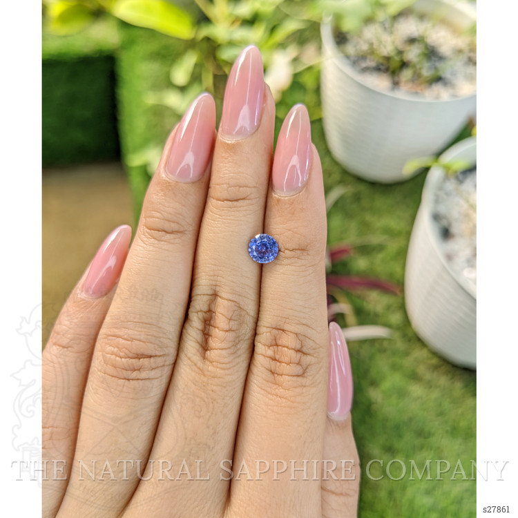 1.04 Ct. Blue Sapphire from Ceylon (Sri Lanka)