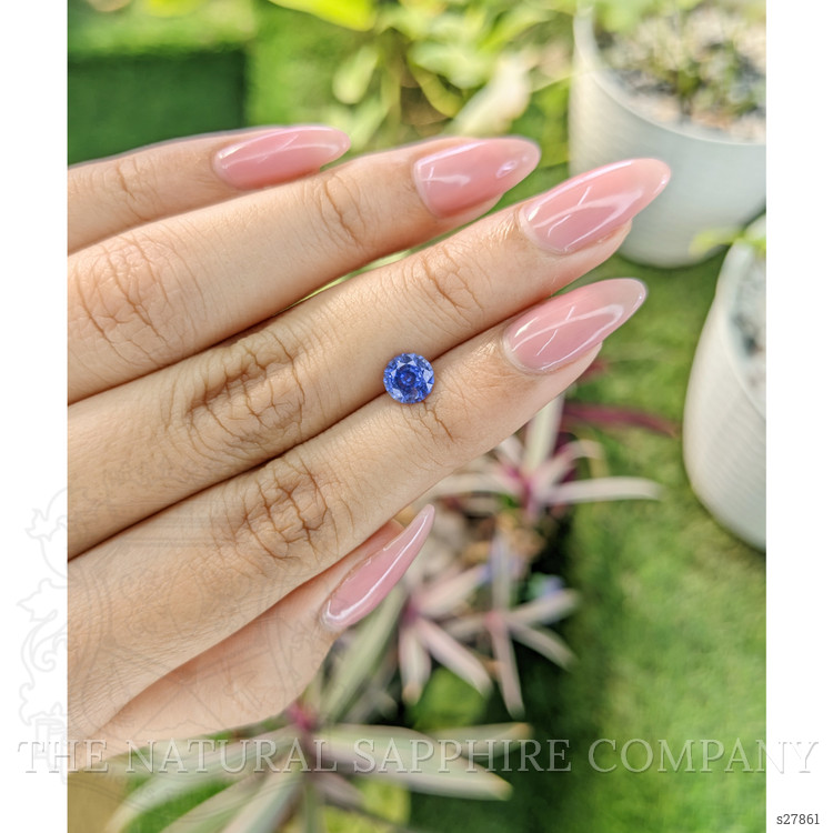 1.04 Ct. Blue Sapphire from Ceylon (Sri Lanka)