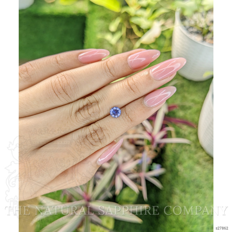 0.97 Ct. Blue Sapphire from Ceylon (Sri Lanka)