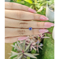 0.97 Ct. Blue Sapphire from Ceylon (Sri Lanka) Life Style