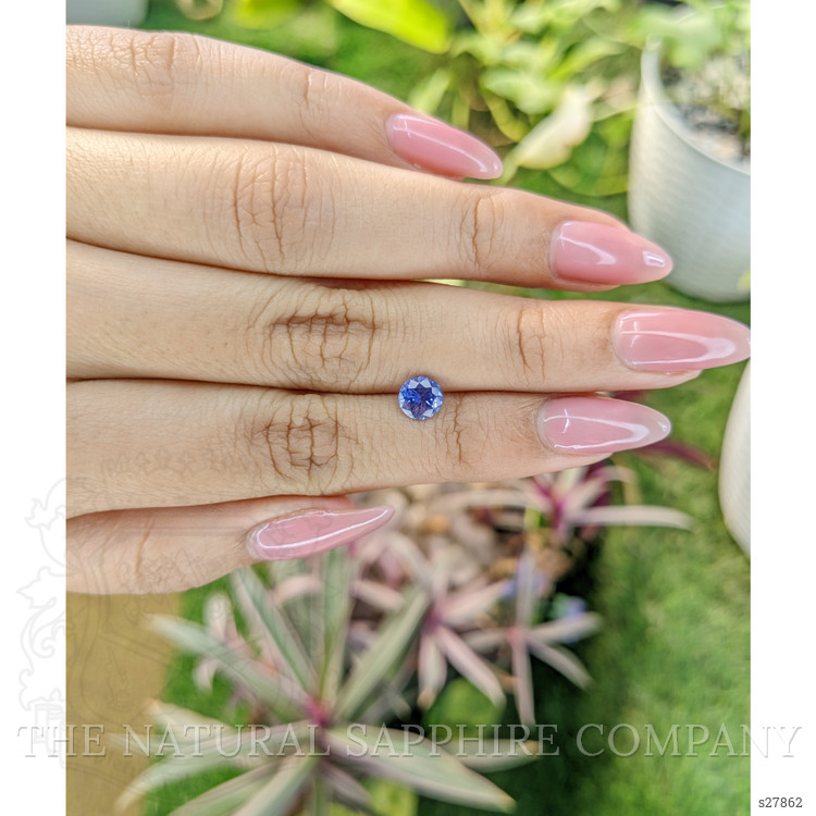 0.97 Ct. Blue Sapphire from Ceylon (Sri Lanka)