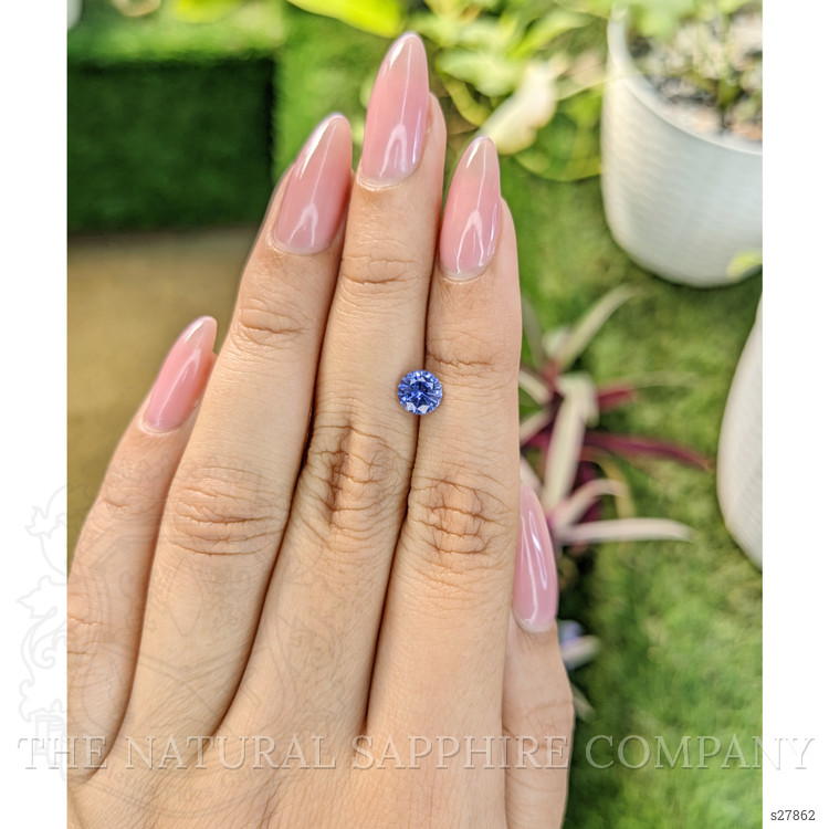0.97 Ct. Blue Sapphire from Ceylon (Sri Lanka)