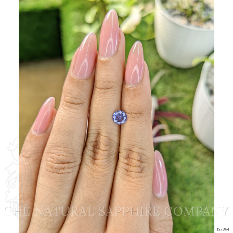 0.82 Ct. Blue Sapphire from Ceylon (Sri Lanka)