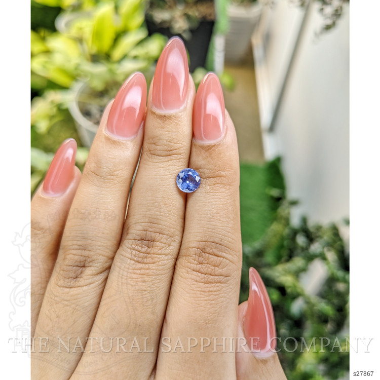 1.08 Ct. Blue Sapphire from Ceylon (Sri Lanka)