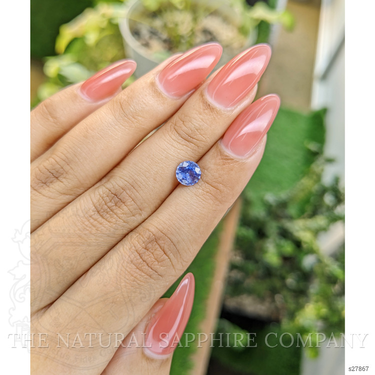 1.08 Ct. Blue Sapphire from Ceylon (Sri Lanka)