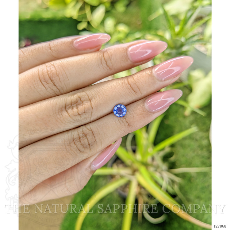 0.96 Ct. Blue Sapphire from Ceylon (Sri Lanka)