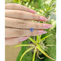 0.96 Ct. Blue Sapphire from Ceylon (Sri Lanka) Life Style