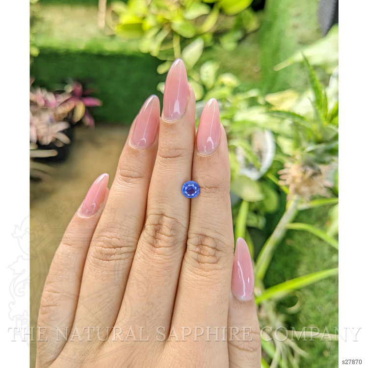 1.00 Ct. Blue Sapphire from Ceylon (Sri Lanka)