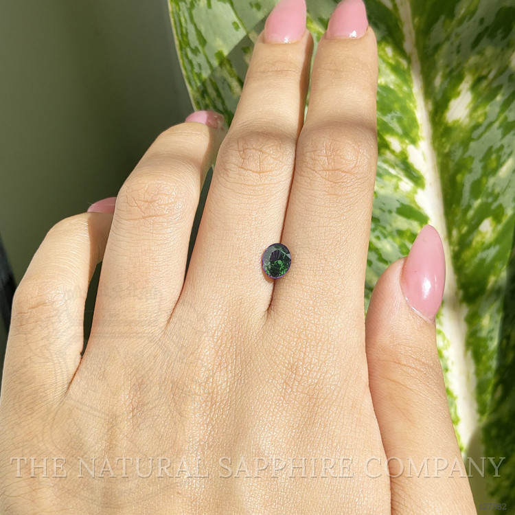 1.25 Ct. Green Sapphire from Madagascar