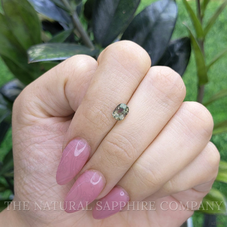 1.08 Ct. Yellowish Green Sapphire from Madagascar